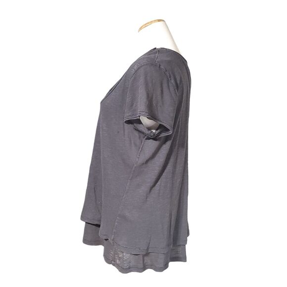 FREE PEOPLE WOMENS WE THE FREE SATURDAY TEE OVERSIZED - Picture 2 of 13